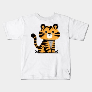 Cute little tiger Kids T-Shirt